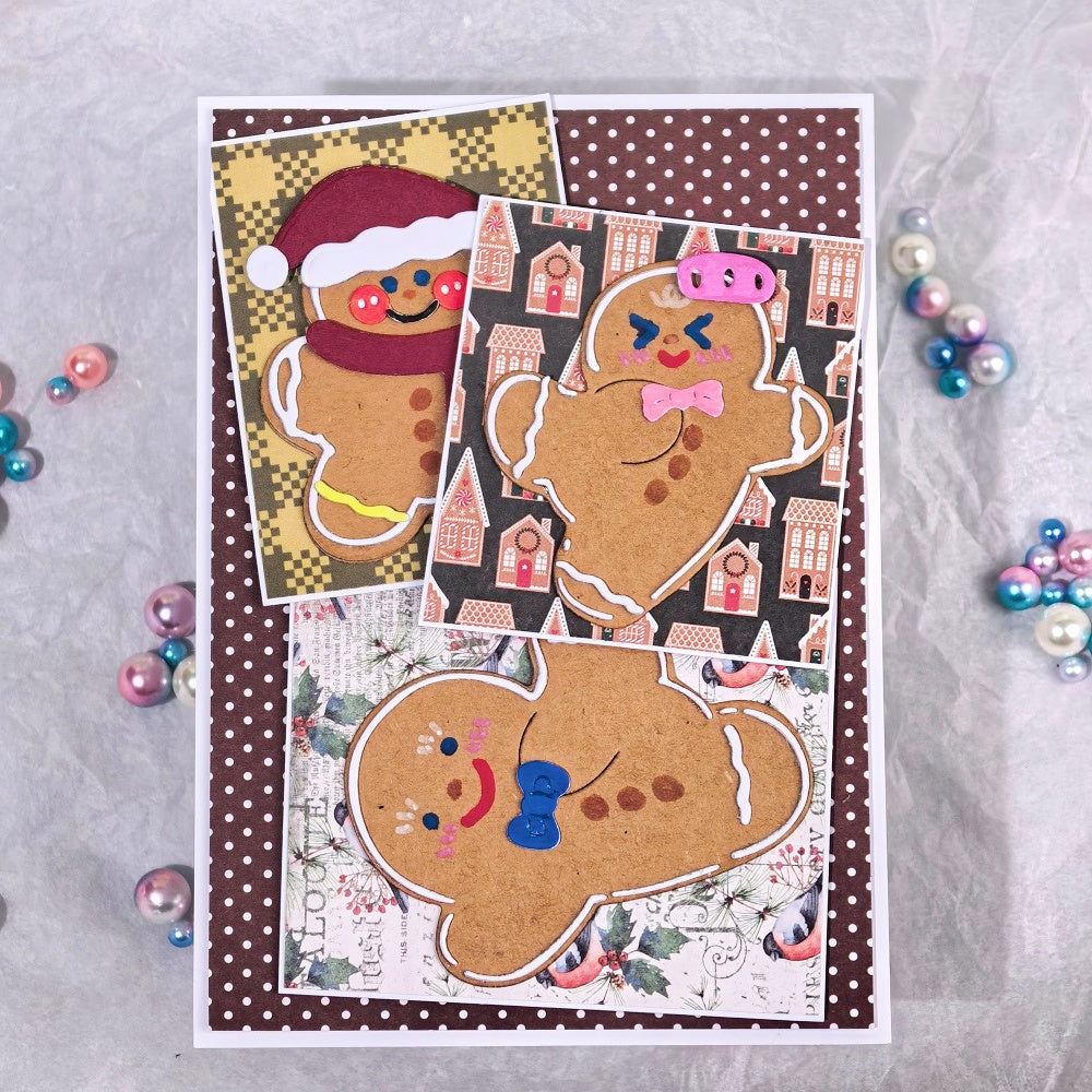 Kokorosa Metal Cutting Dies with Gingerbread Men