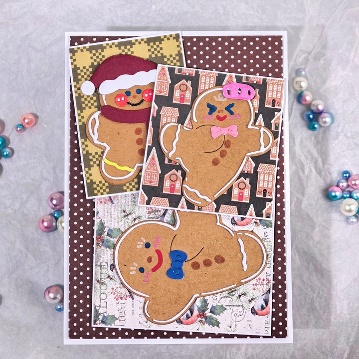 Kokorosa Metal Cutting Dies with Gingerbread Men