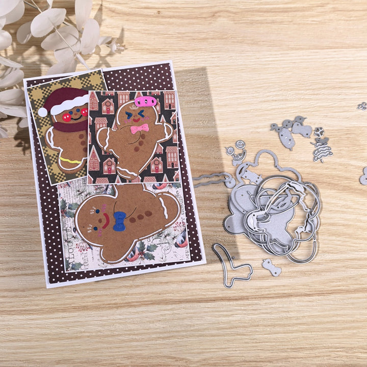 Kokorosa Metal Cutting Dies with Gingerbread Men