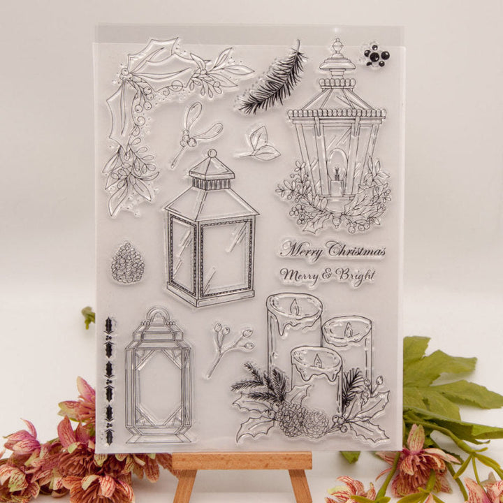 Kokorosa Christmas Lamp Clear Stamps