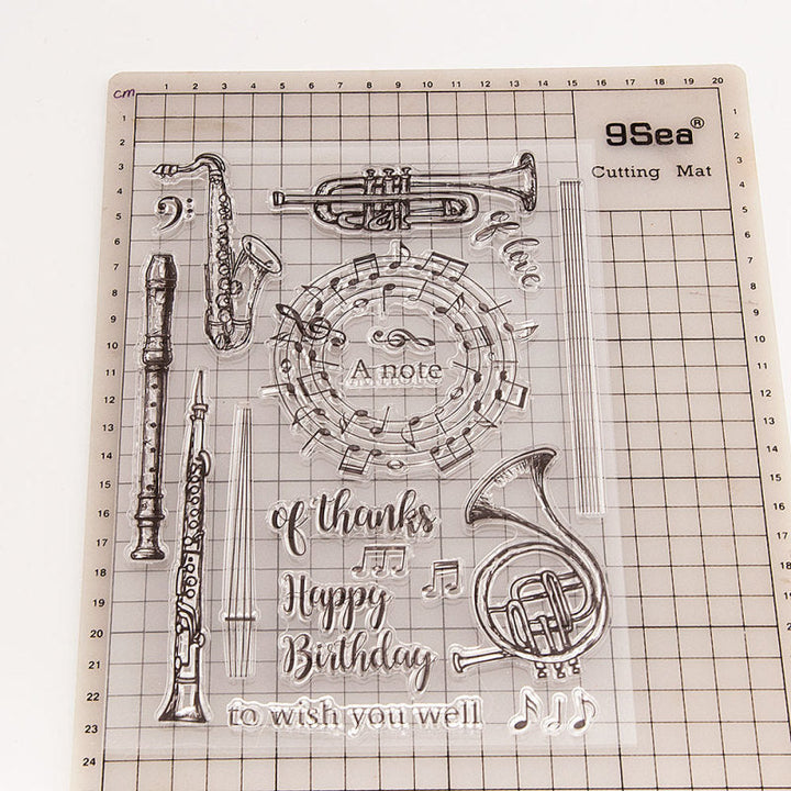 Kokorosa Musical Instrument Clear Stamps