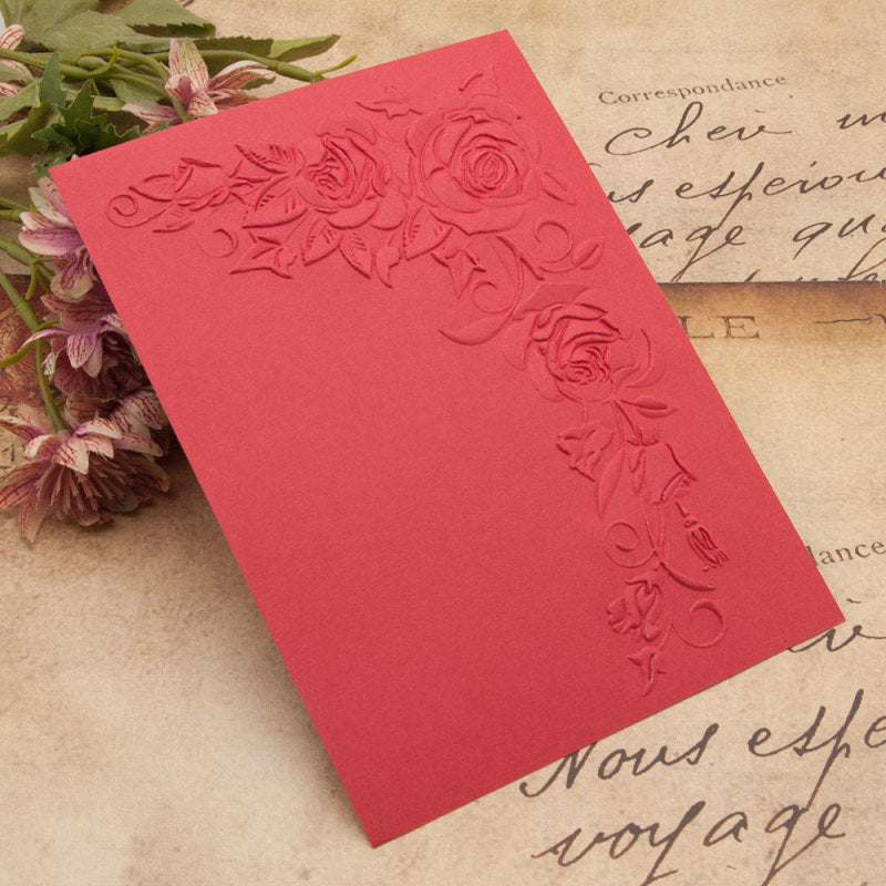 Kokorosa Rose Corner Emboss Folder