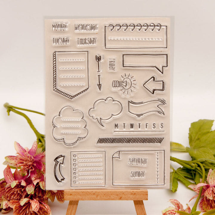 Kokorosa Sticky Note Clear Stamps