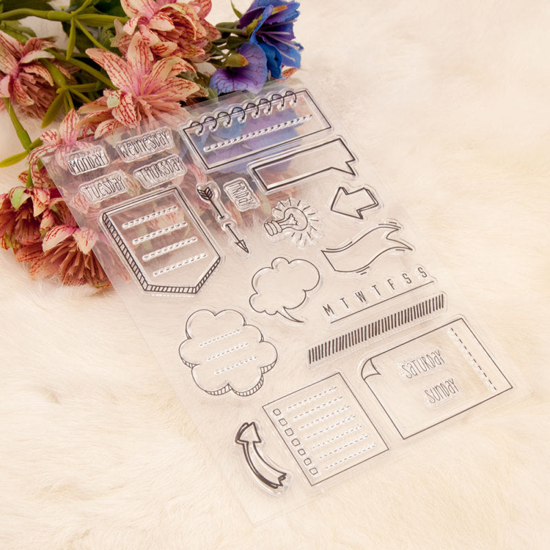 Kokorosa Sticky Note Clear Stamps