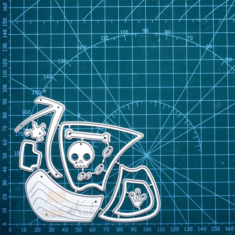 Kokorosa Metal Cutting Dies With Pirate Ship