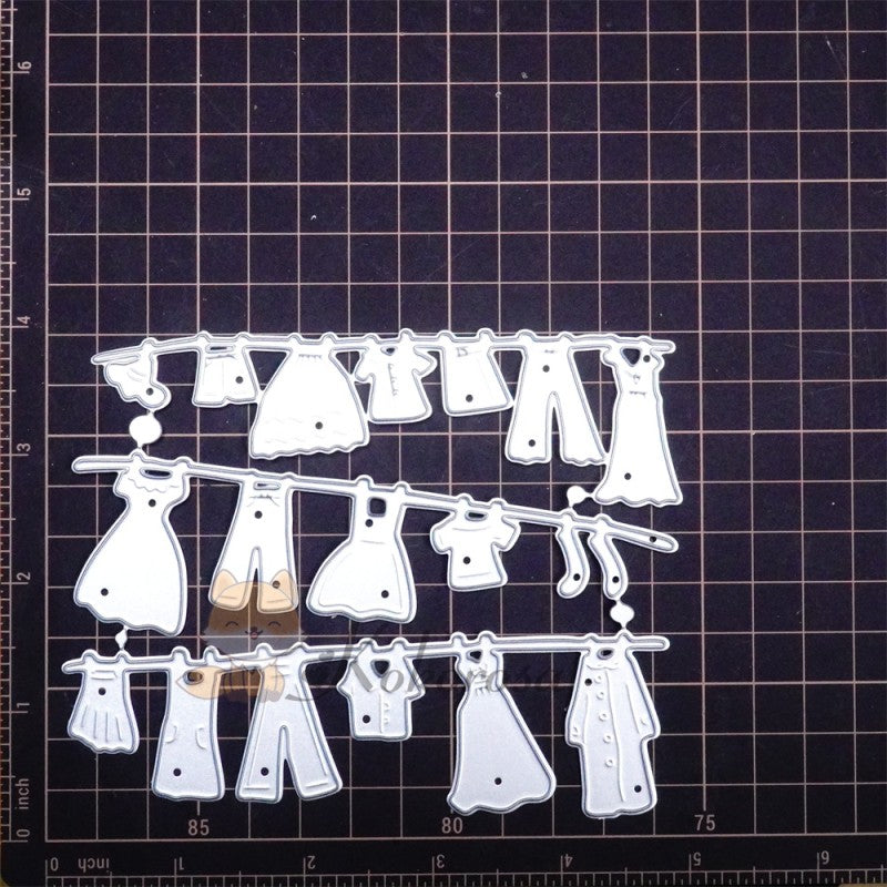 Kokorosa Metal Cutting Dies with 3 Rows of Clothes