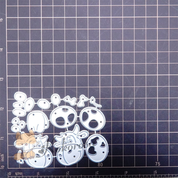 Kokorosa Metal Cutting Dies with 4 Cute Bulls