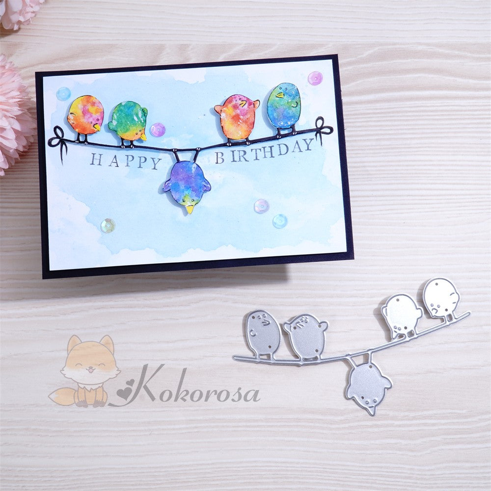 Kokorosa Metal Cutting Dies with 5 Birds