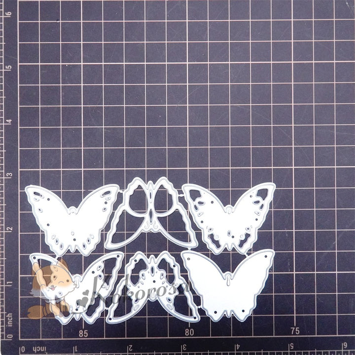 Kokorosa Metal Cutting Dies with 6 Butterflies