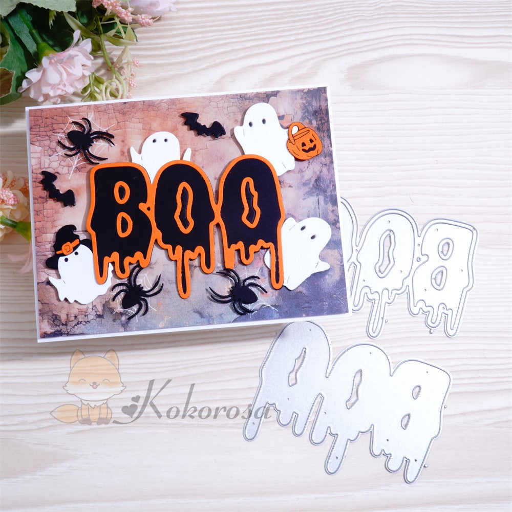 Kokorosa Metal Cutting Dies with "BOO" Word