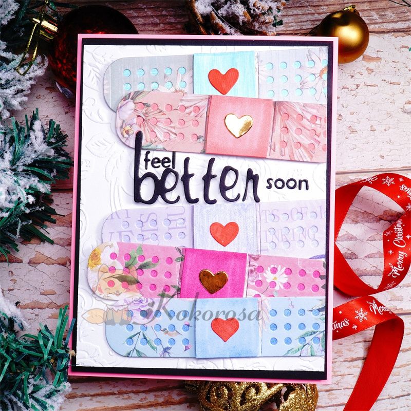Alinacutle 1pc Greeting Sentiments Clear Stamps & 1pc