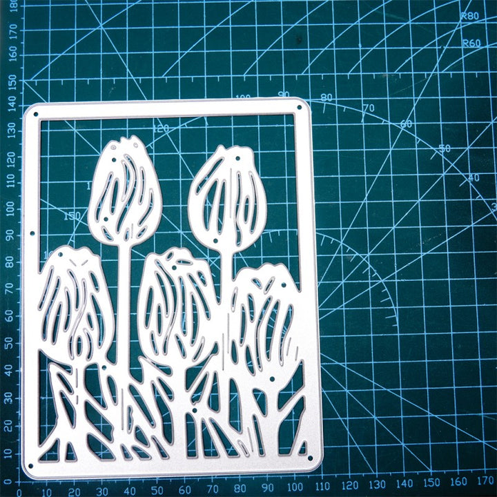 Kokorosa Metal Cutting Dies with Beautiful Tulips