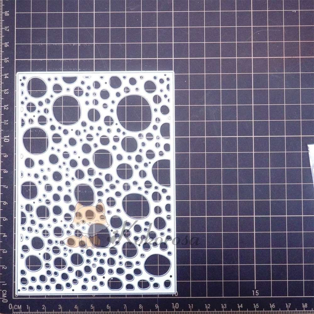 Kokorosa Metal Cutting Dies with Bubbles Background Board
