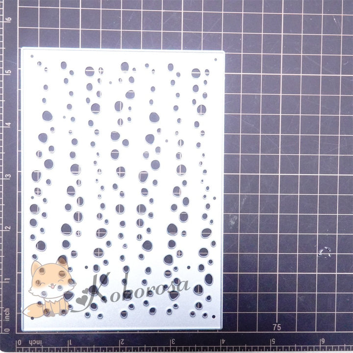 Kokorosa Metal Cutting Dies with Bubbles Background Board