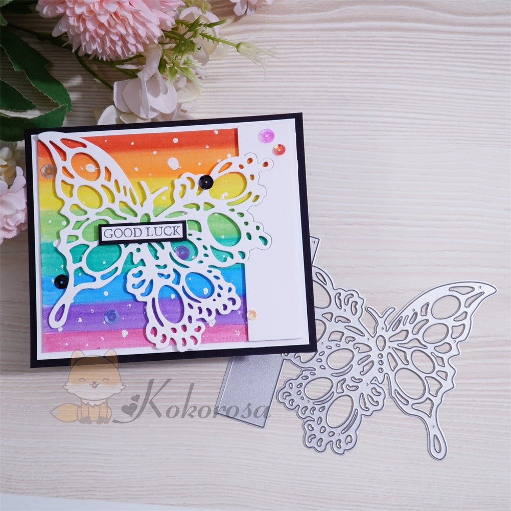 Kokorosa Metal Cutting Dies with Butterfly Border Board