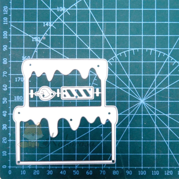 Kokorosa Metal Cutting Dies with Candle on Cake