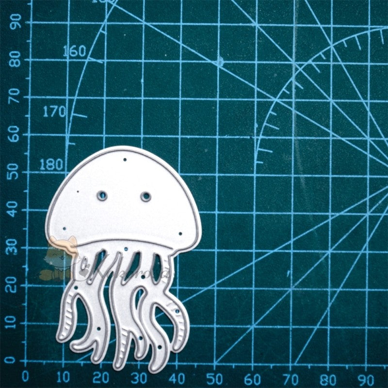 Kokorosa Metal Cutting Dies with Cartoon Jellyfish