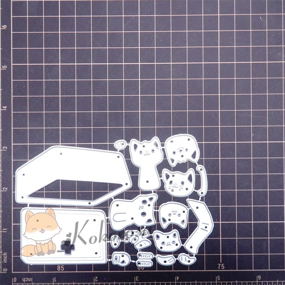 Kokorosa Metal Cutting Dies with Cats in Box