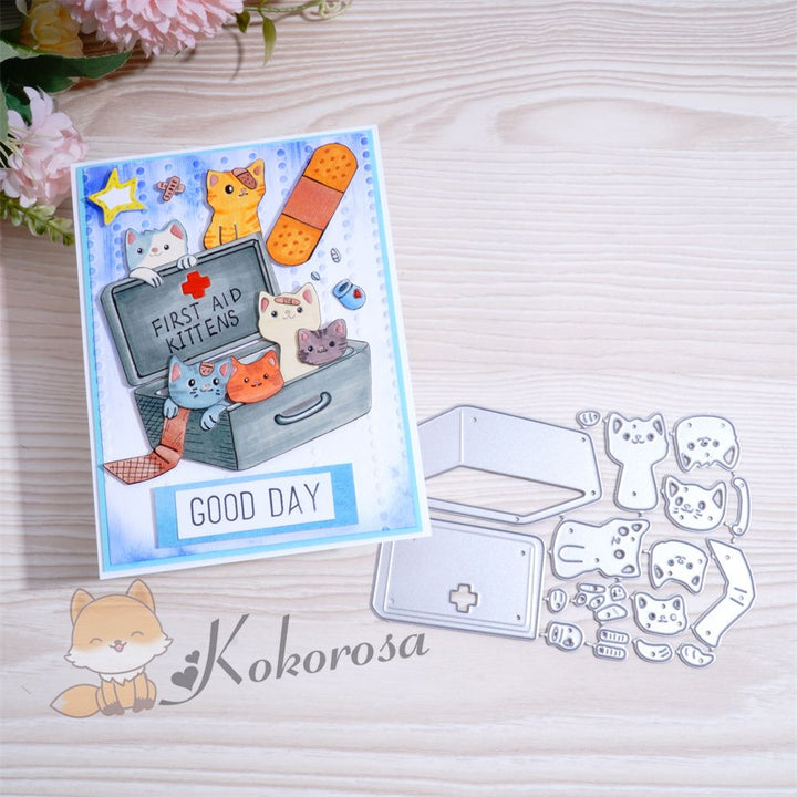 Kokorosa Metal Cutting Dies with Cats in Box