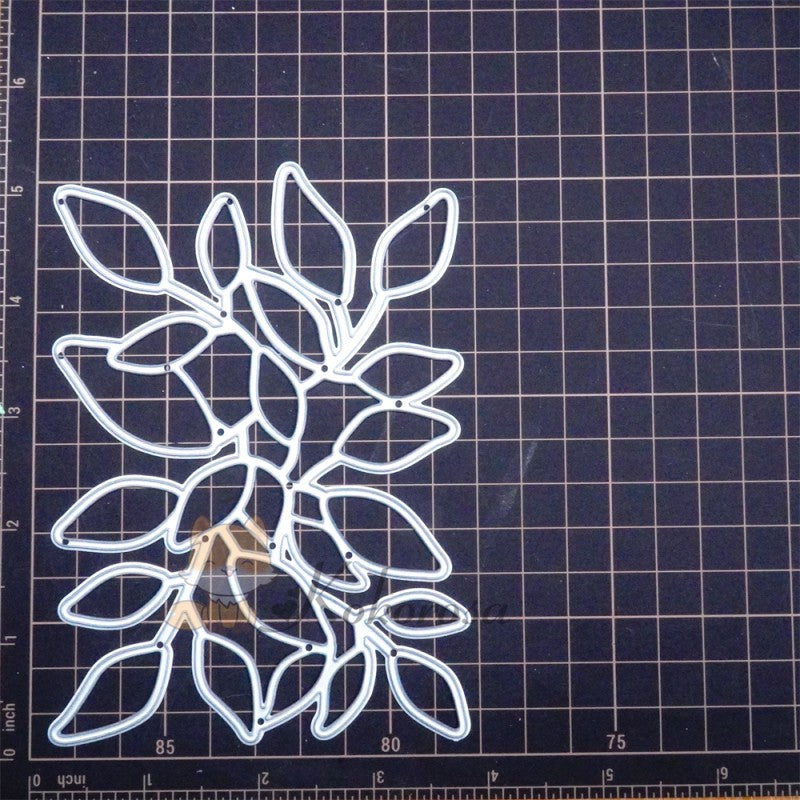 Kokorosa Metal Cutting Dies with Connected Leaves