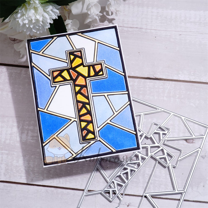 Kokorosa Metal Cutting Dies with Cross Background Board