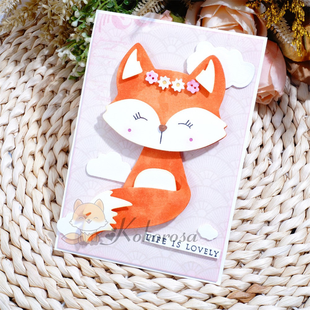 Kokorosa Metal Cutting Dies with Cute Fox