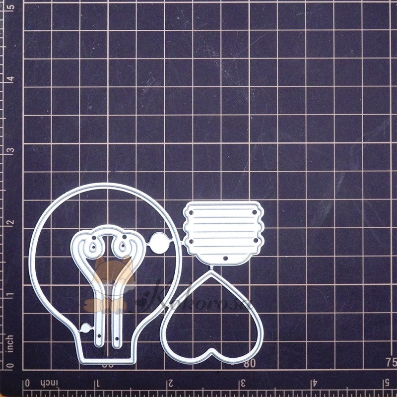 Kokorosa Metal Cutting Dies with Cute Light Bulb