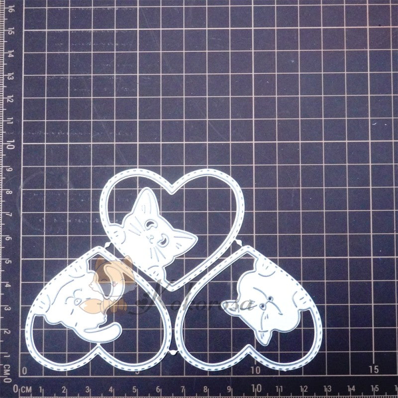 Kokorosa Metal Cutting Dies with Cute Rabbit, Fox & Cat