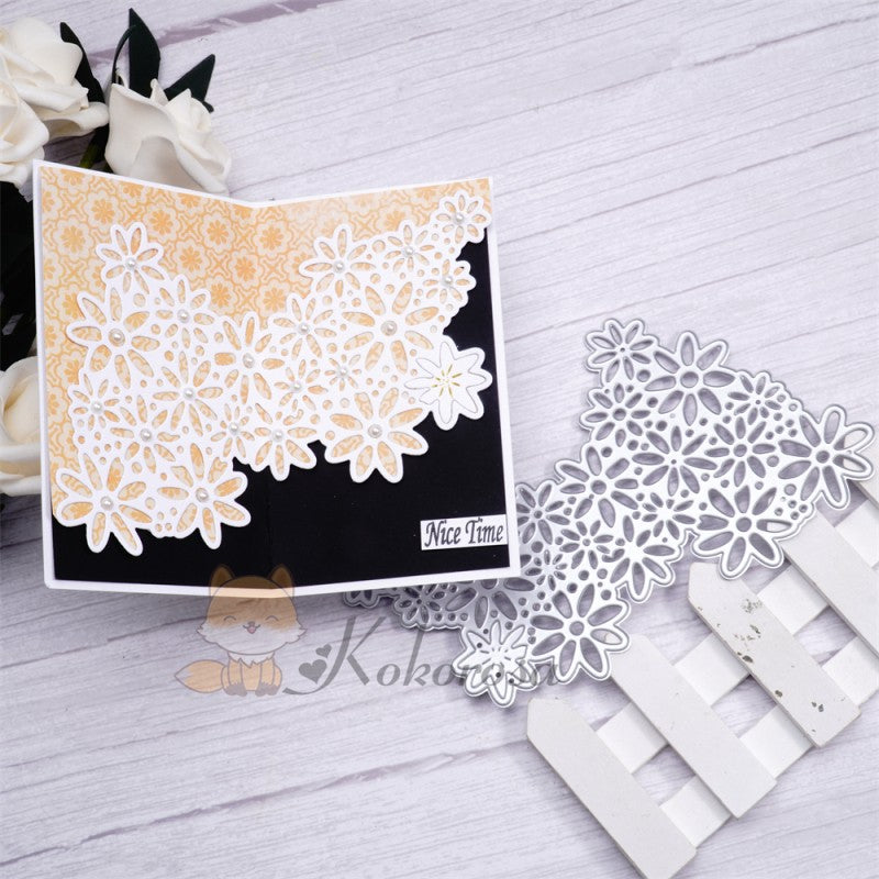 Kokorosa Metal Cutting Dies with Daisy Border Board