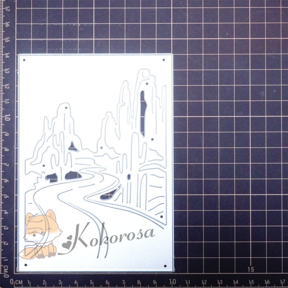 Kokorosa Metal Cutting Dies with Desert Background Board