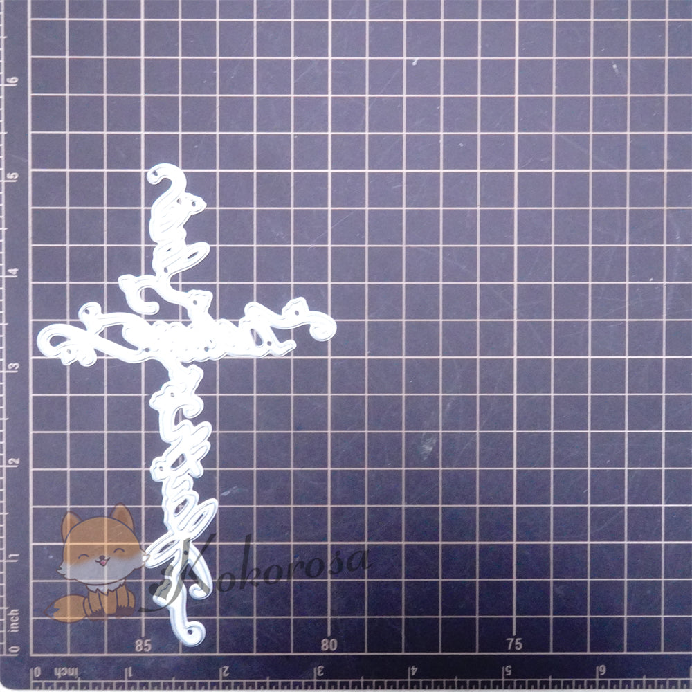 Kokorosa Metal Cutting Dies with English Word Cross