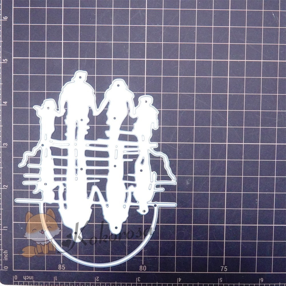 Kokorosa Metal Cutting Dies with Family Reflection