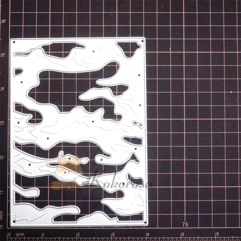 Kokorosa Metal Cutting Dies with Floating Clouds Background Board