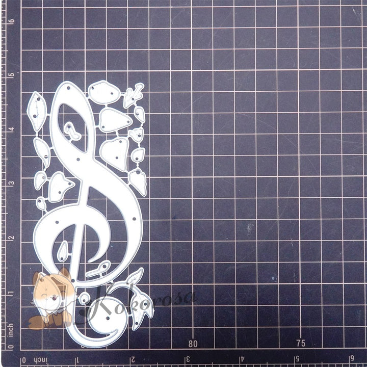 Kokorosa Metal Cutting Dies with Flower Note