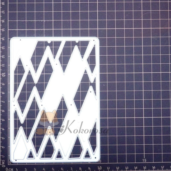 Kokorosa Metal Cutting Dies with Geometry Background Board