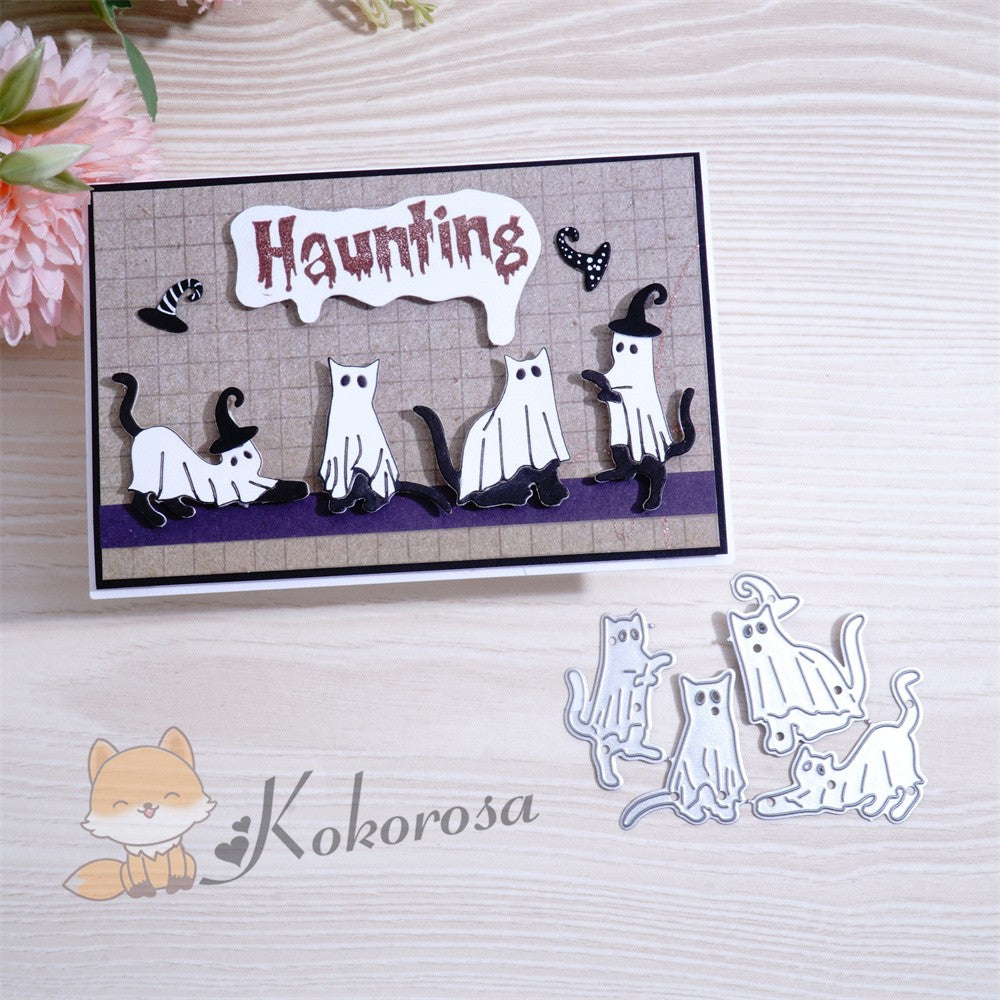 Kokorosa Metal Cutting Dies with Ghost Cats