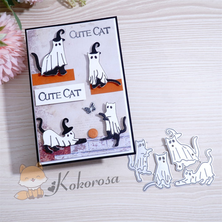 Kokorosa Metal Cutting Dies with Ghost Cats