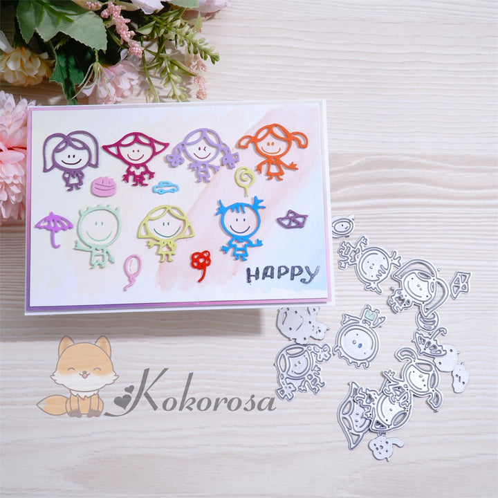 Kokorosa Metal Cutting Dies with Graffiti Kids