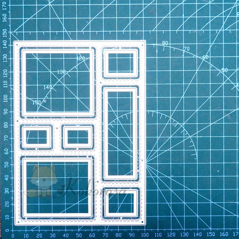 Kokorosa Metal Cutting Dies with Hollow Blanks Frame Board