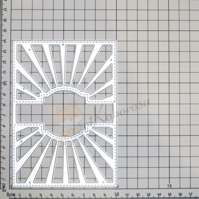 Kokorosa Metal Cutting Dies with Hollow Shining Frame Board