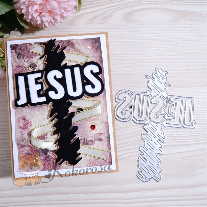 Kokorosa Metal Cutting Dies with JESUS Cross