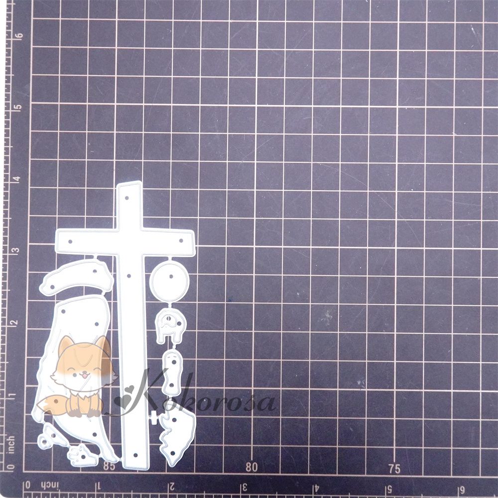 Kokorosa Metal Cutting Dies with Jesus Holding Cross