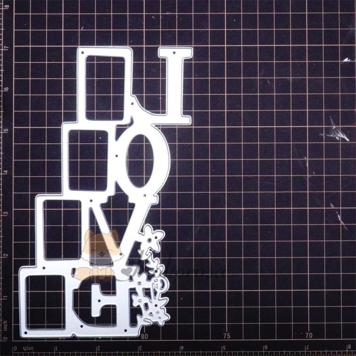 Kokorosa Metal Cutting Dies with "LOVE" Word & Albums