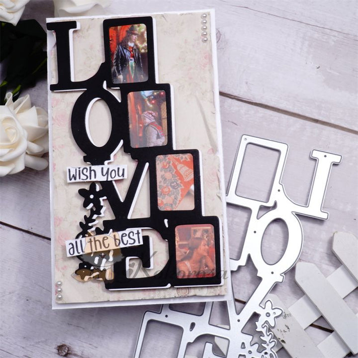 Kokorosa Metal Cutting Dies with "LOVE" Word & Albums