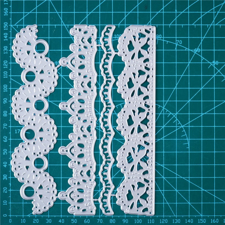 Kokorosa Metal Cutting Dies with Lace Strips