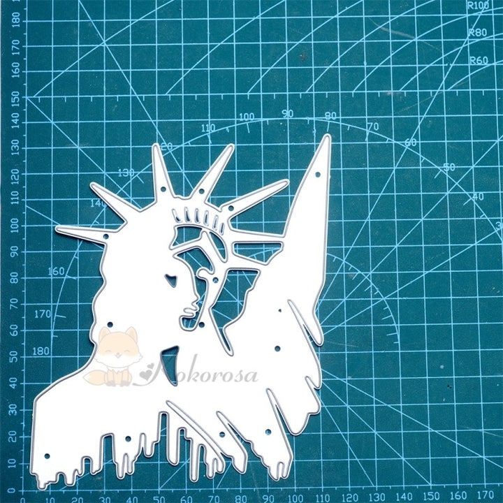 Kokorosa Metal Cutting Dies with Large Lady Liberty
