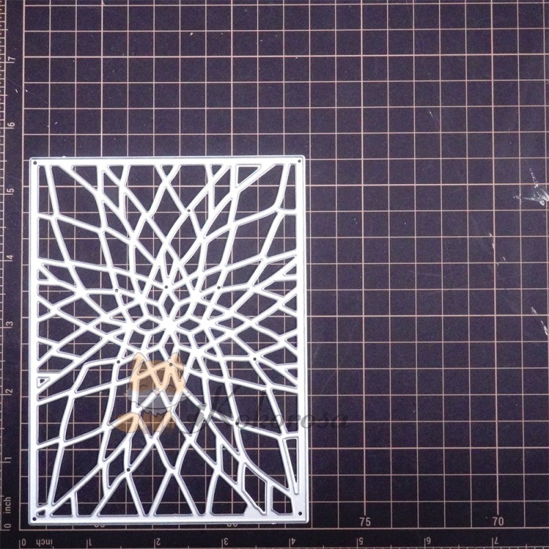 Kokorosa Metal Cutting Dies with Leaves Pattern Background Board