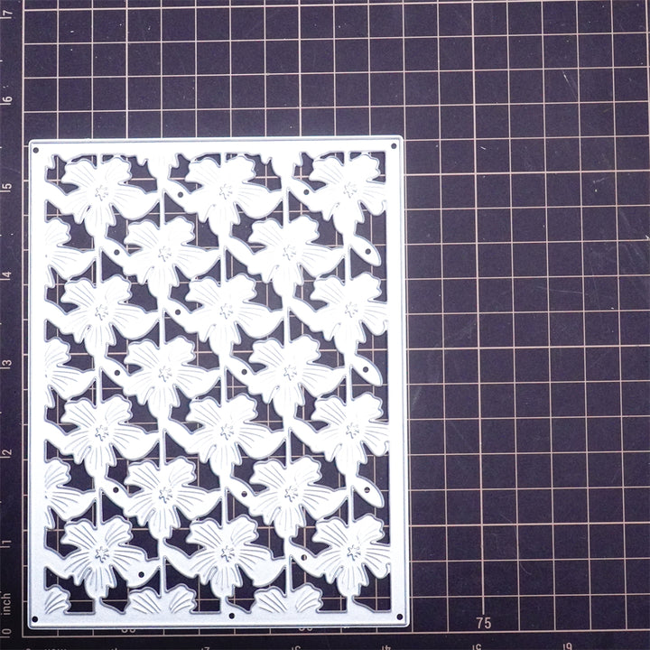 Kokorosa Metal Cutting Dies with Little Flower Background Board