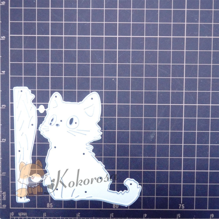Kokorosa Metal Cutting Dies with Lovely Cat