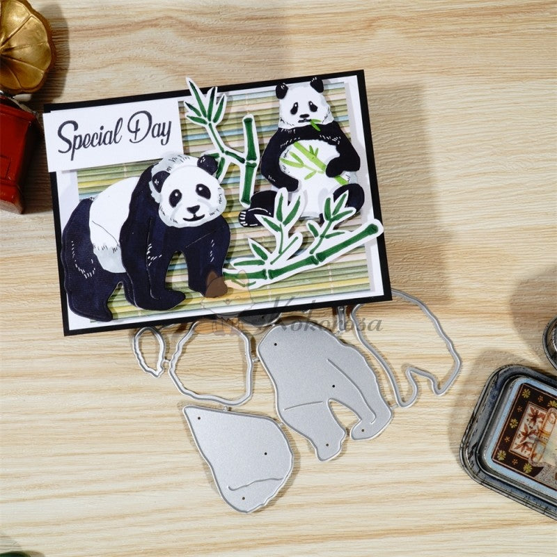 Kokorosa Metal Cutting Dies with Lovely Panda